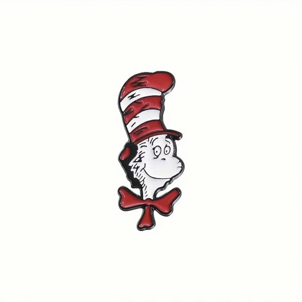 *4/$20* CAT in the HAT dr seuss ENAMEL PIN